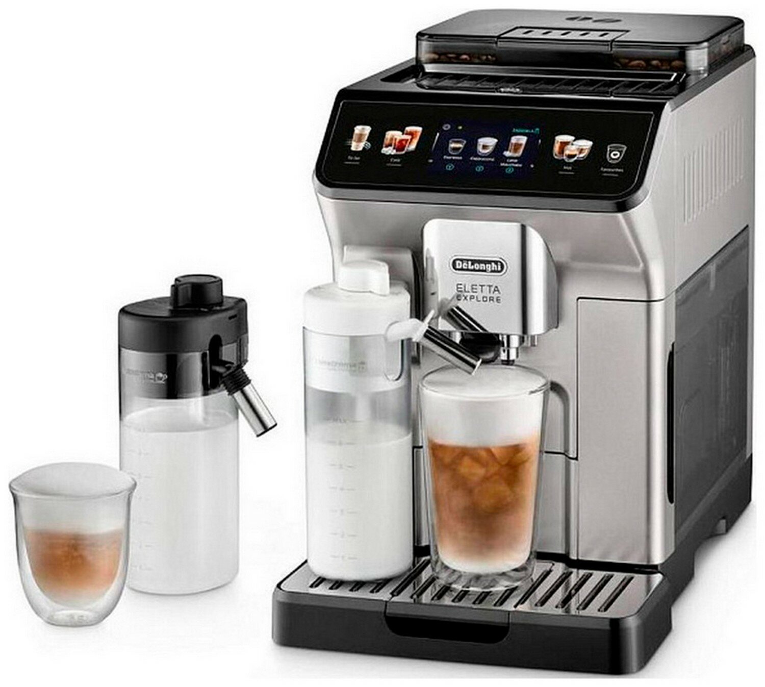 Кофемашина автоматическая De’Longhi ECAM450.55. S, дисплей, 19 бар