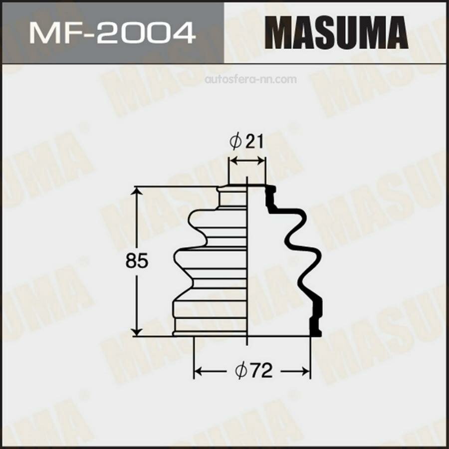 MASUMA MF2004 Пыльник шруса MASUMA MF-2004 + хомут