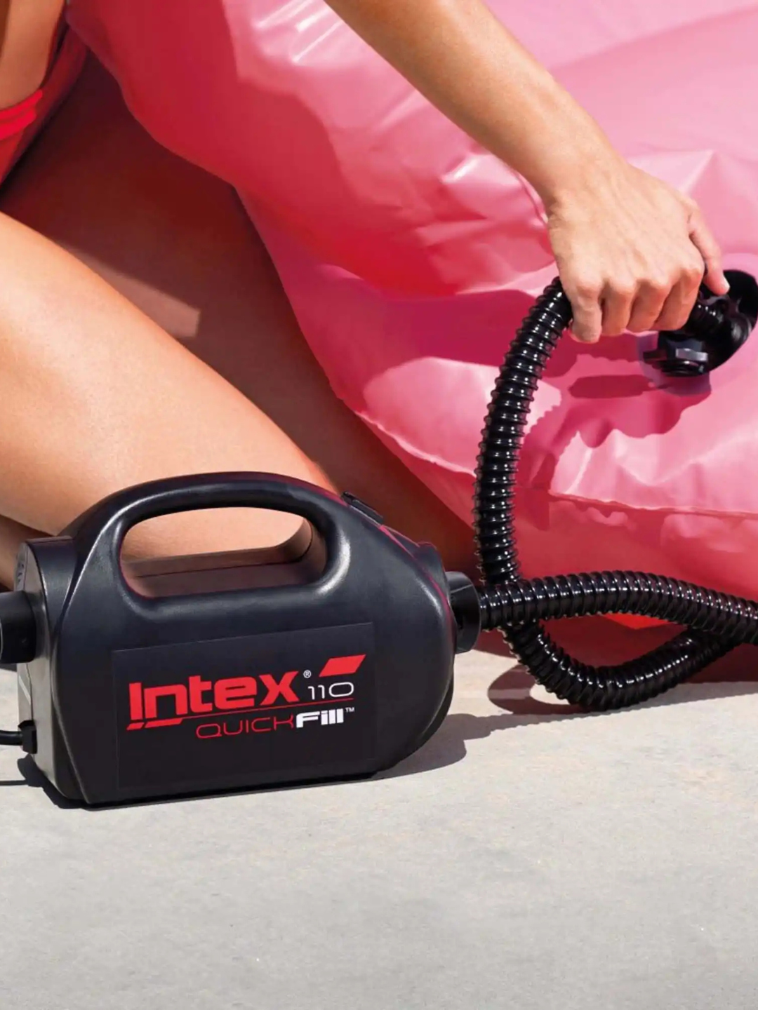 Intex 68609 Насос электрический 12В/220В Quick-Fill High PSI, 2-х скоростной, 400л/м — фото 1