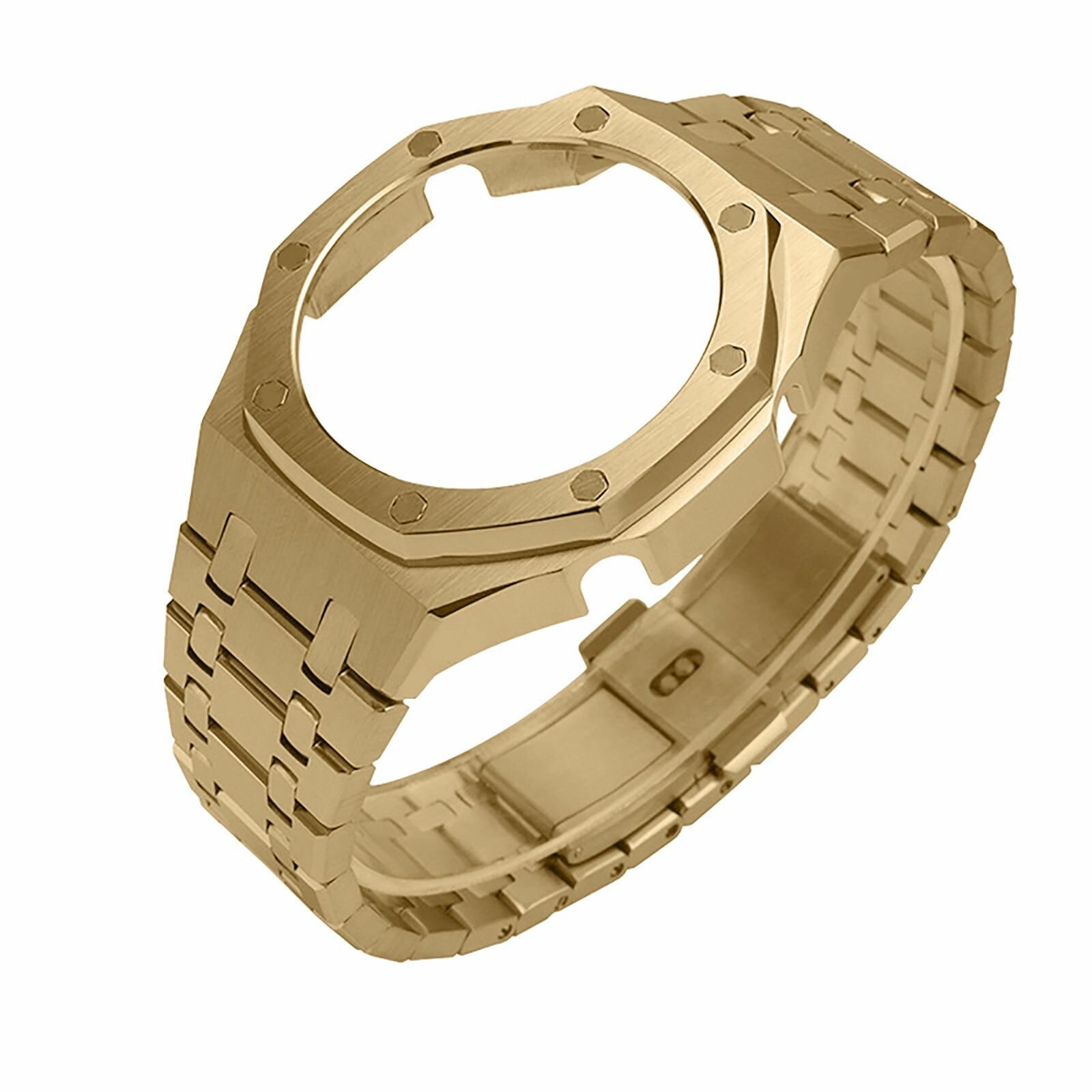Gen4 Комплект модификации для Casio GA2100 GAB2100, металлический браслет + рамка ободка корпуса для GA2110 из нержавеющей стали — фото 1
