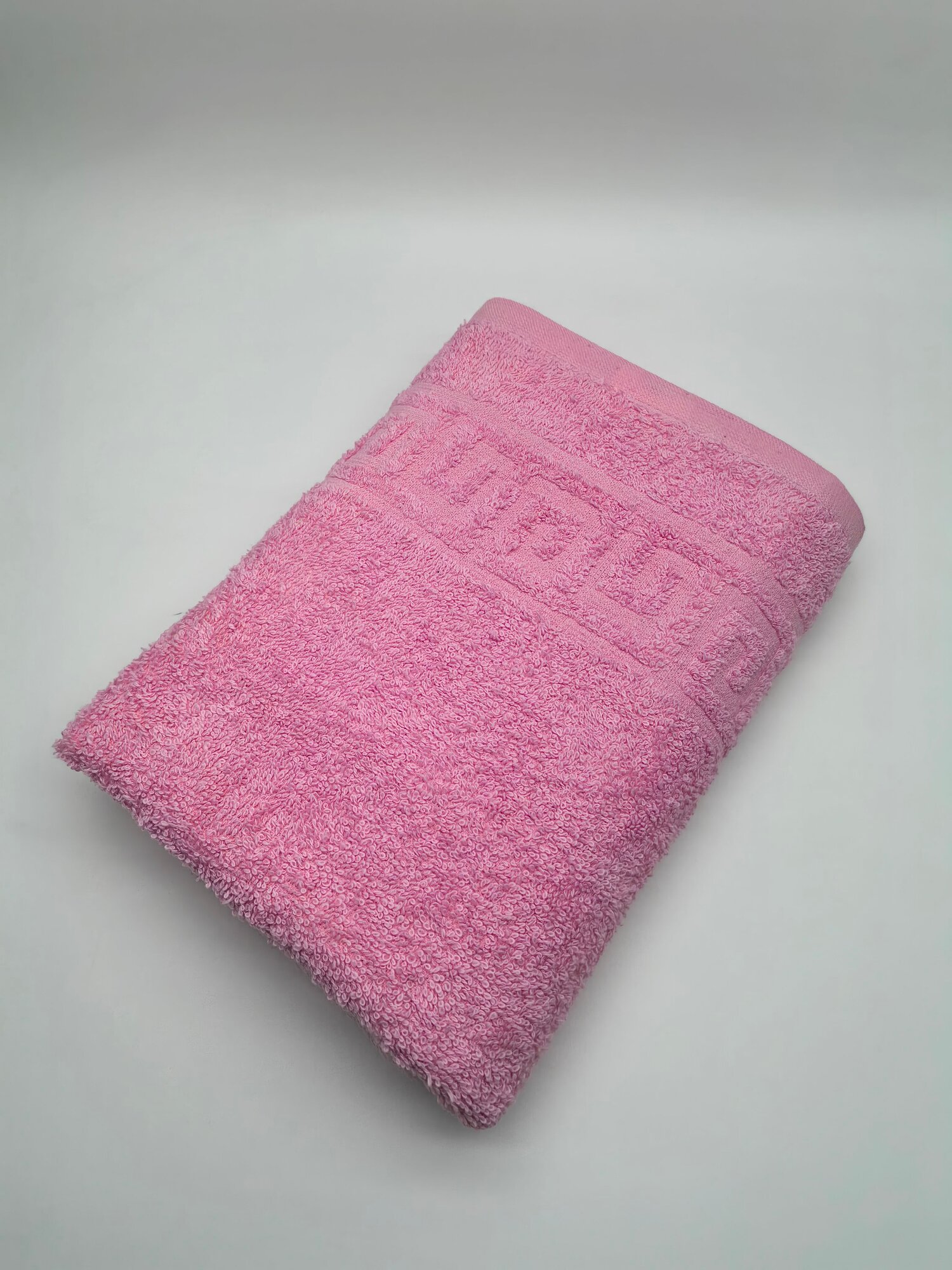 Набор махровых полотенец LUCKY HOME 50x90 светло-розовый, 3шт, м102-102-102, плотность 430 — фото 1