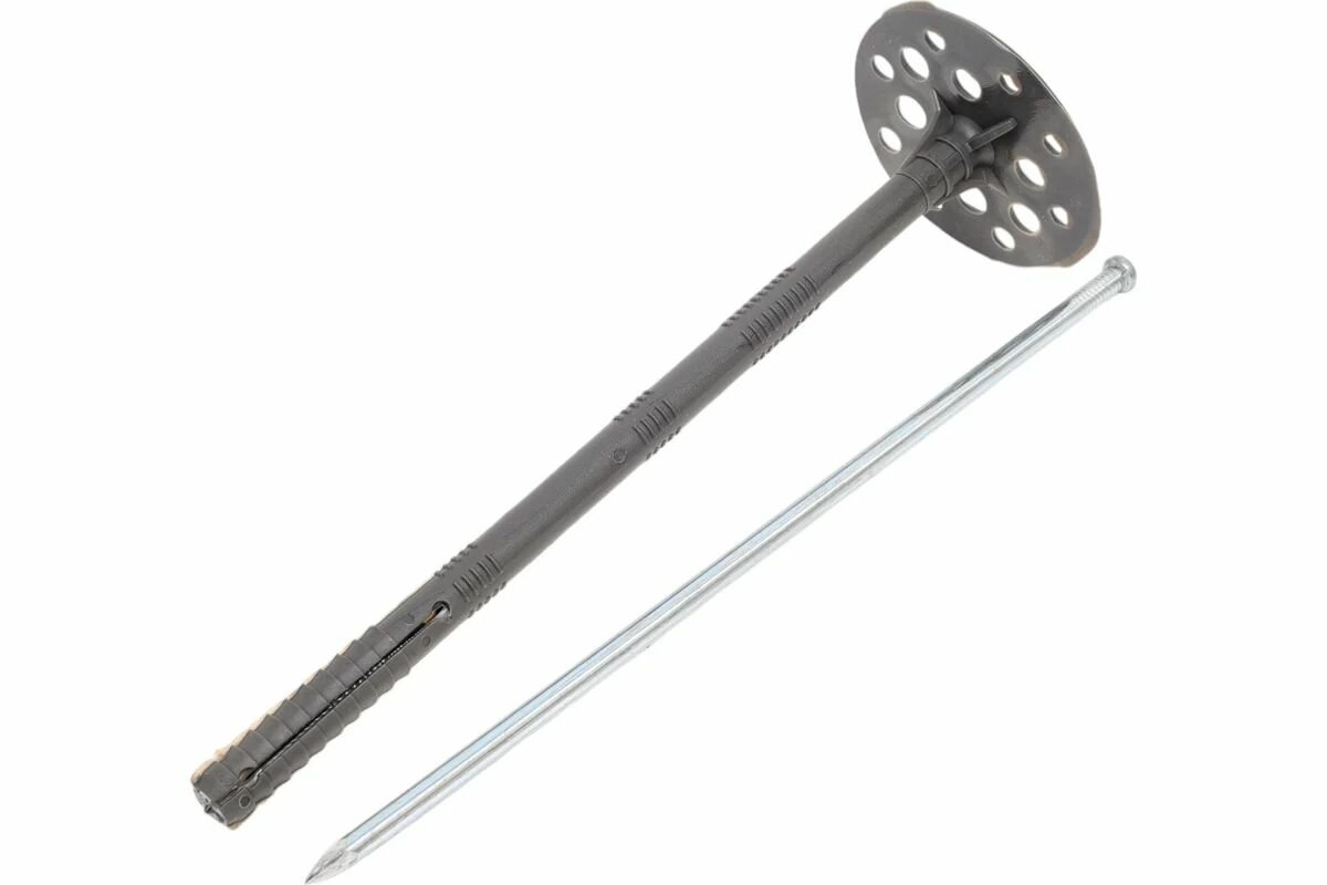 Дюбель для теплоизоляции с металлическим гвоздем INTERFIX ИЗМ 10х200 250 шт 28960