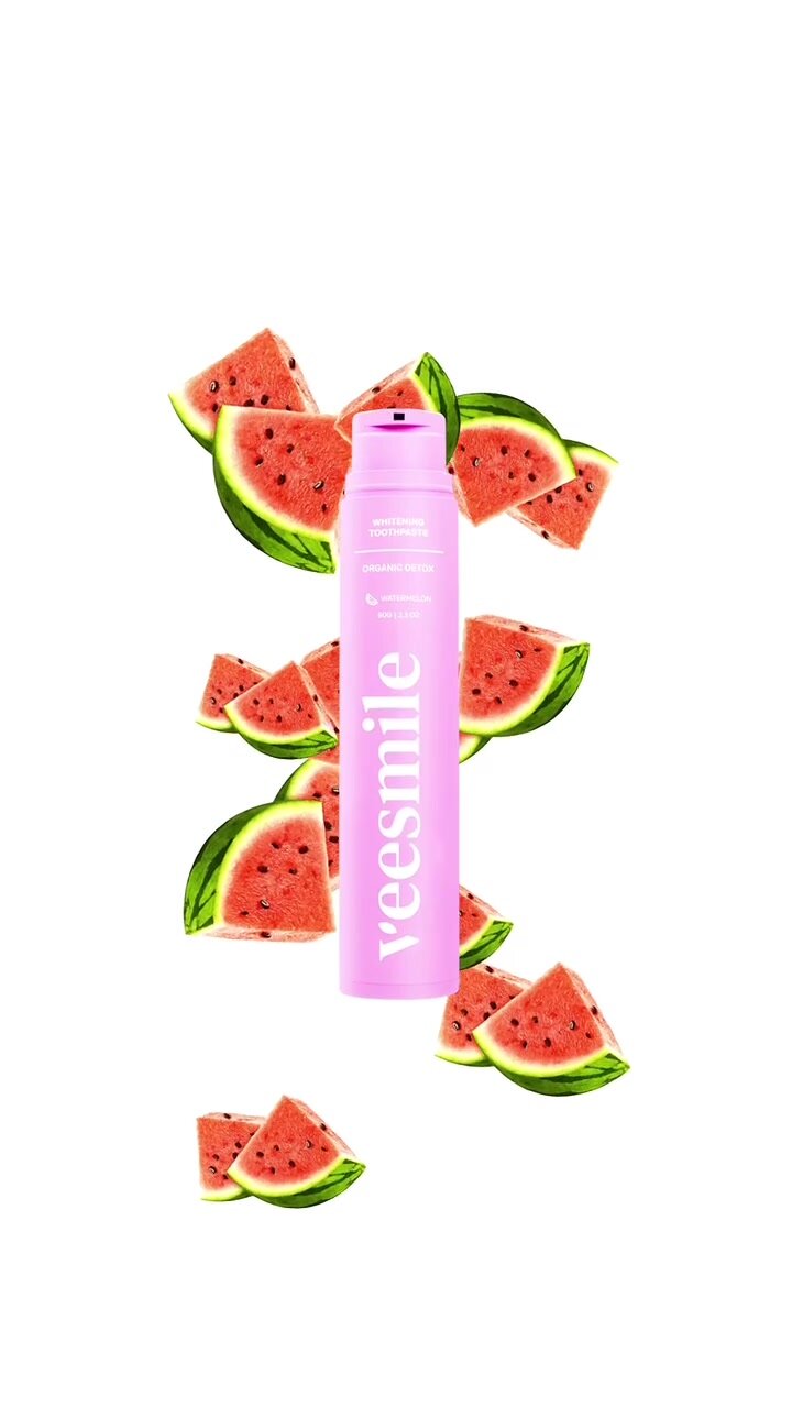 Зубная паста с дозатором VeeSmile со вкусом прохладной мяты, для ежедневного ухода — фото 1