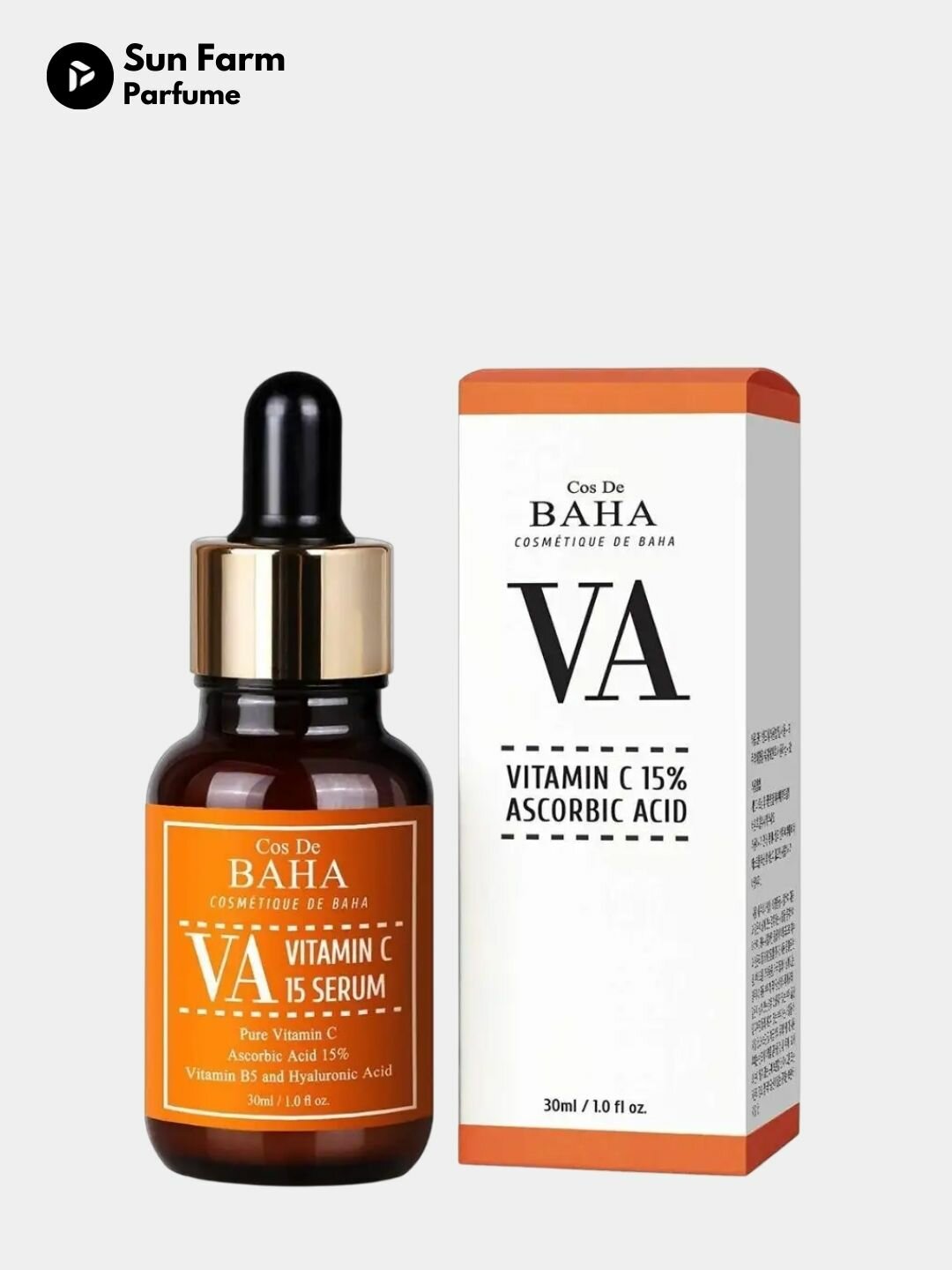 Сыворотка для лица Cos De BAHA С VA Vitamin C 15 Serum, 30 мл