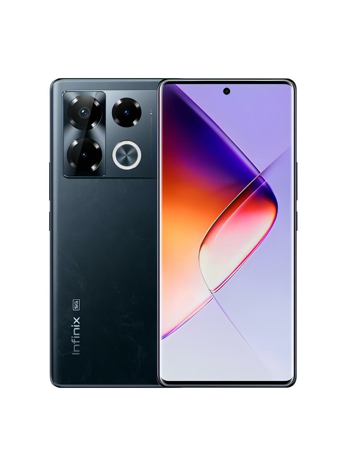 Смартфон Infinix NOTE 40 Pro+ 5G 12/256GB Obsidian Black