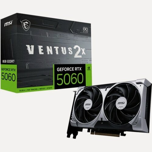 Изображение товара Видеокарта Msi GeForce RTX 5060 VENTUS 2X OC 8G