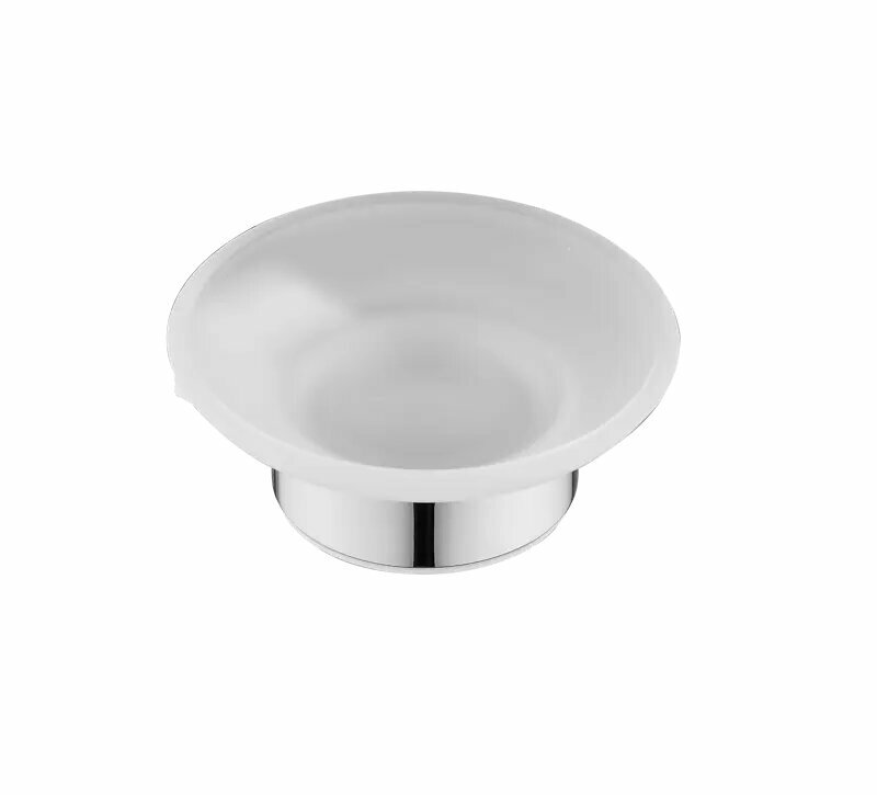 Мыльница Vidage Неверка стекло цвет хром