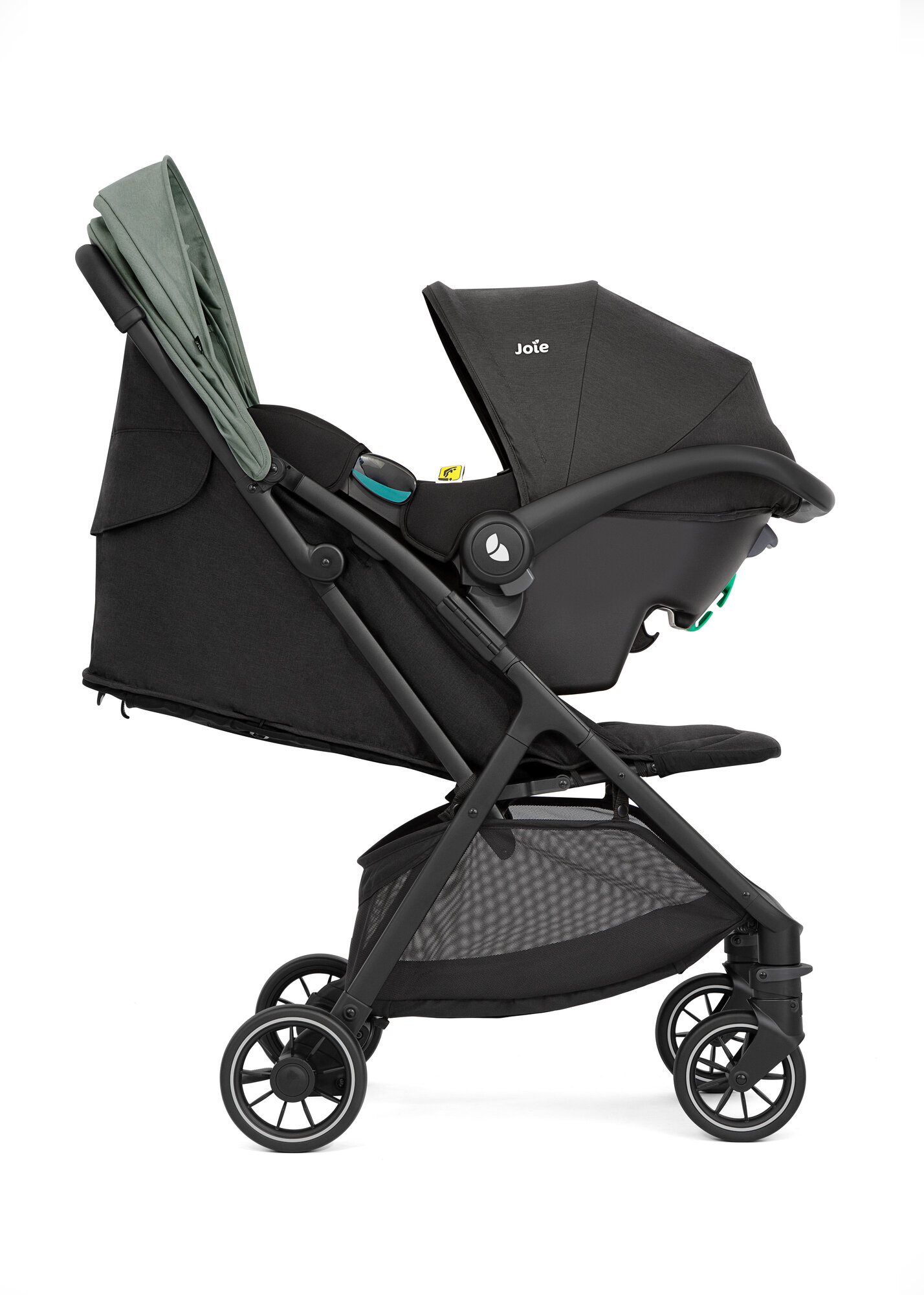 Обзор: Прогулочная коляска Joie Pact Pro, цвет Abyss (Мятный), артикул производителя S2308AAABS000
