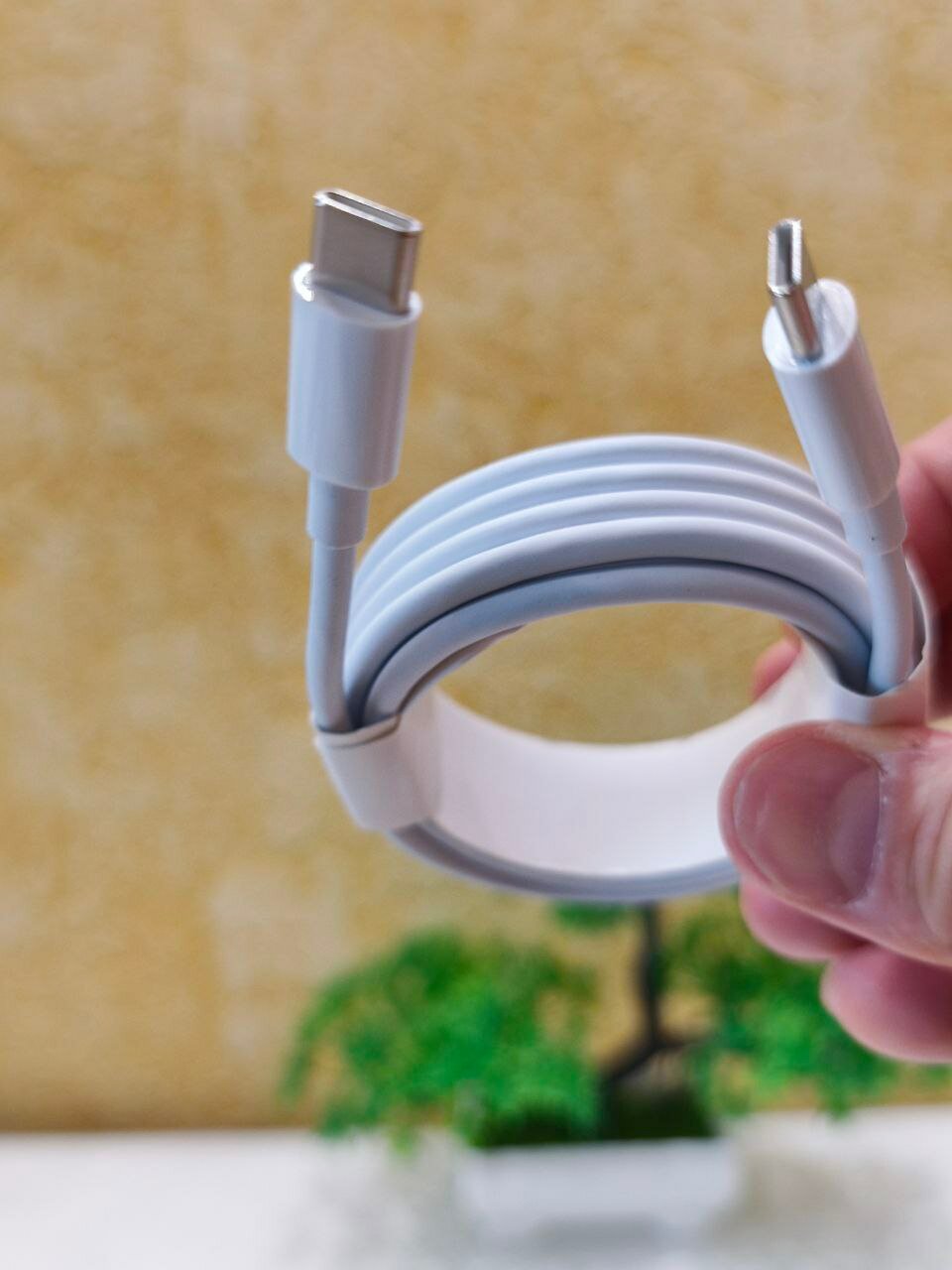 Кабель для быстрой зарядки (PD) ноутбуков, телефонов USB-Type-C / Type-C , 1.5 метра , мощность 3A / 65W — фото 1