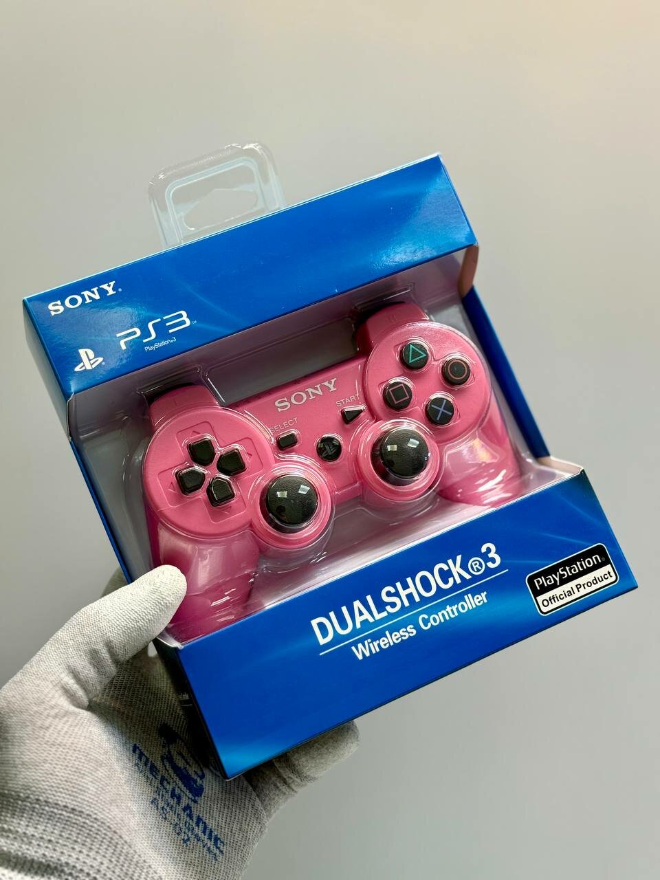 Геймпад PlayService Джойстик беспроводной PS3 DualShock Розовый