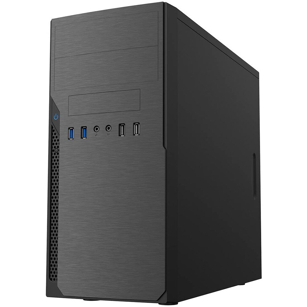 Корпус для компьютера Foxline FL-628 Black mATX с блоком питания 450W
