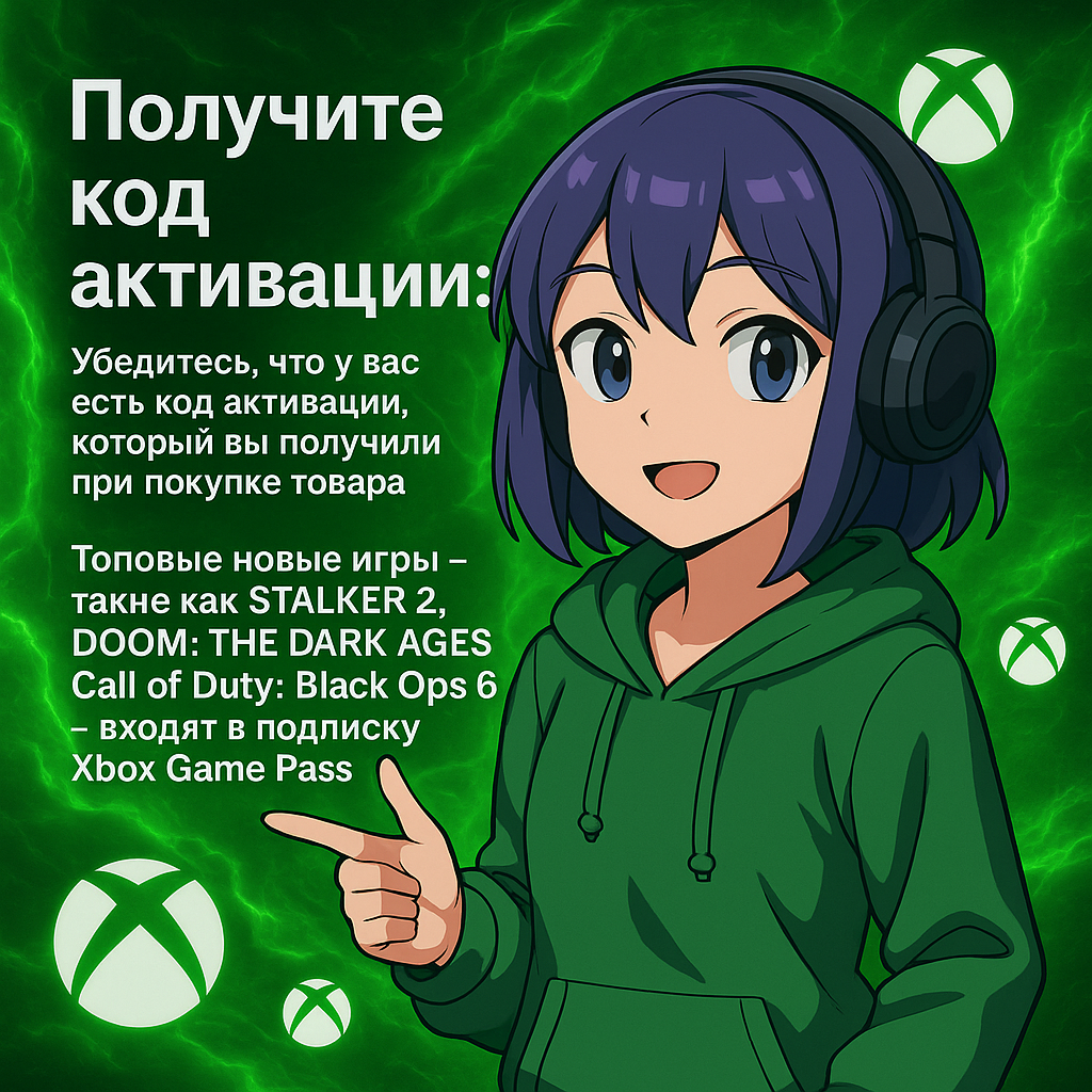 Подписка Xbox Game Pass Ultimate на 1 месяц Россия без VPN (Xbox One/Series и ПК ) электронный ключ — фото 1