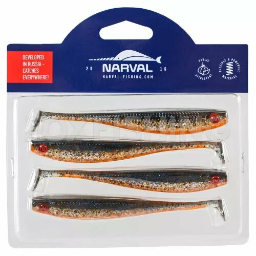 Силиконовая приманка Narval Skinny 12см. #034 4шт.