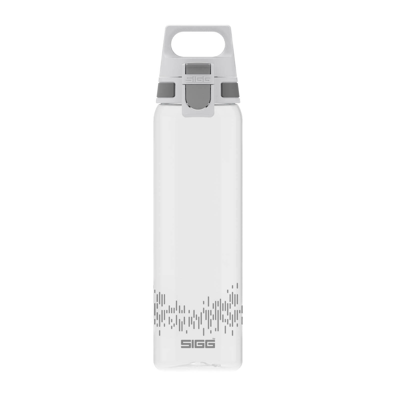 Decathlon Бутылка для воды, спортивная SIGG Total Clear 0,75 л, легкая, с ситечком, светло-серая