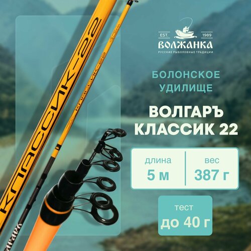 Удилище болонское с кольцами 