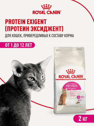 Изображение товара Сухой корм для привередливых кошек Royal Canin Protein Exigent, 2 кг