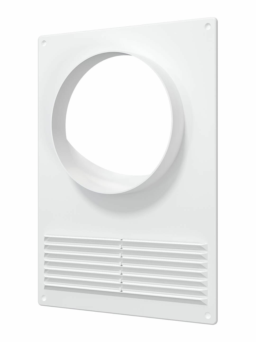 Площадка торцевая птпр фланец D125 решетка 180х250 пластик ERA