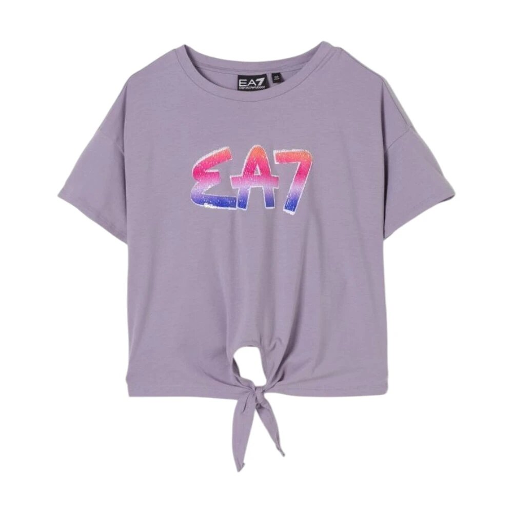 Футболка EA7 EMPORIO ARMANI, размер 160, сиреневый