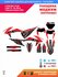Наклейки на мотоцикл BSE T8 GR 8 Sharmax Expert PRO 330мкм (медиум) BLACK DAMOS