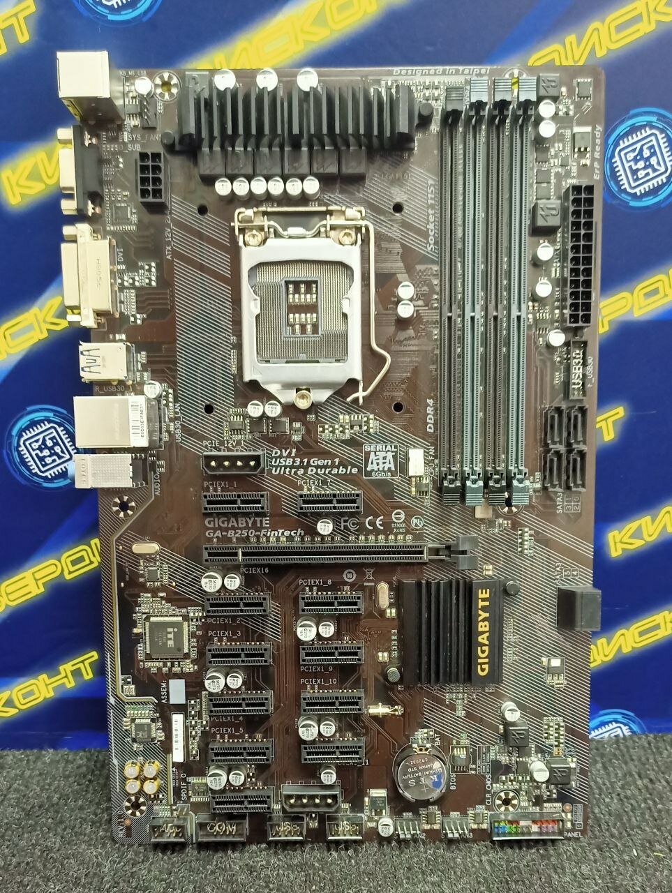 Материнская плата Gigabyte GA-B250-Fintech LGA1151 сокет