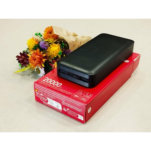 Внешний аккумулятор Xiaomi Redmi 18W Fast Charge Power Bank 20000 мАч Black VXN4304GL 4195₽