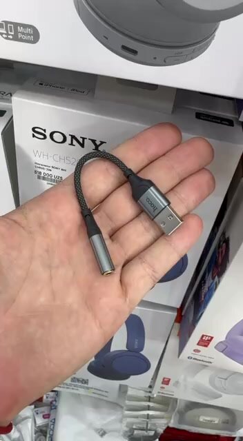 Аудио адаптер USB-A to 3.5mm, звуковая карта, 3d sound Hoco LS36 — фото 1