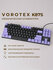 Клавиатура игровая проводная VOROTEX K87S Brown Switch, русская р...