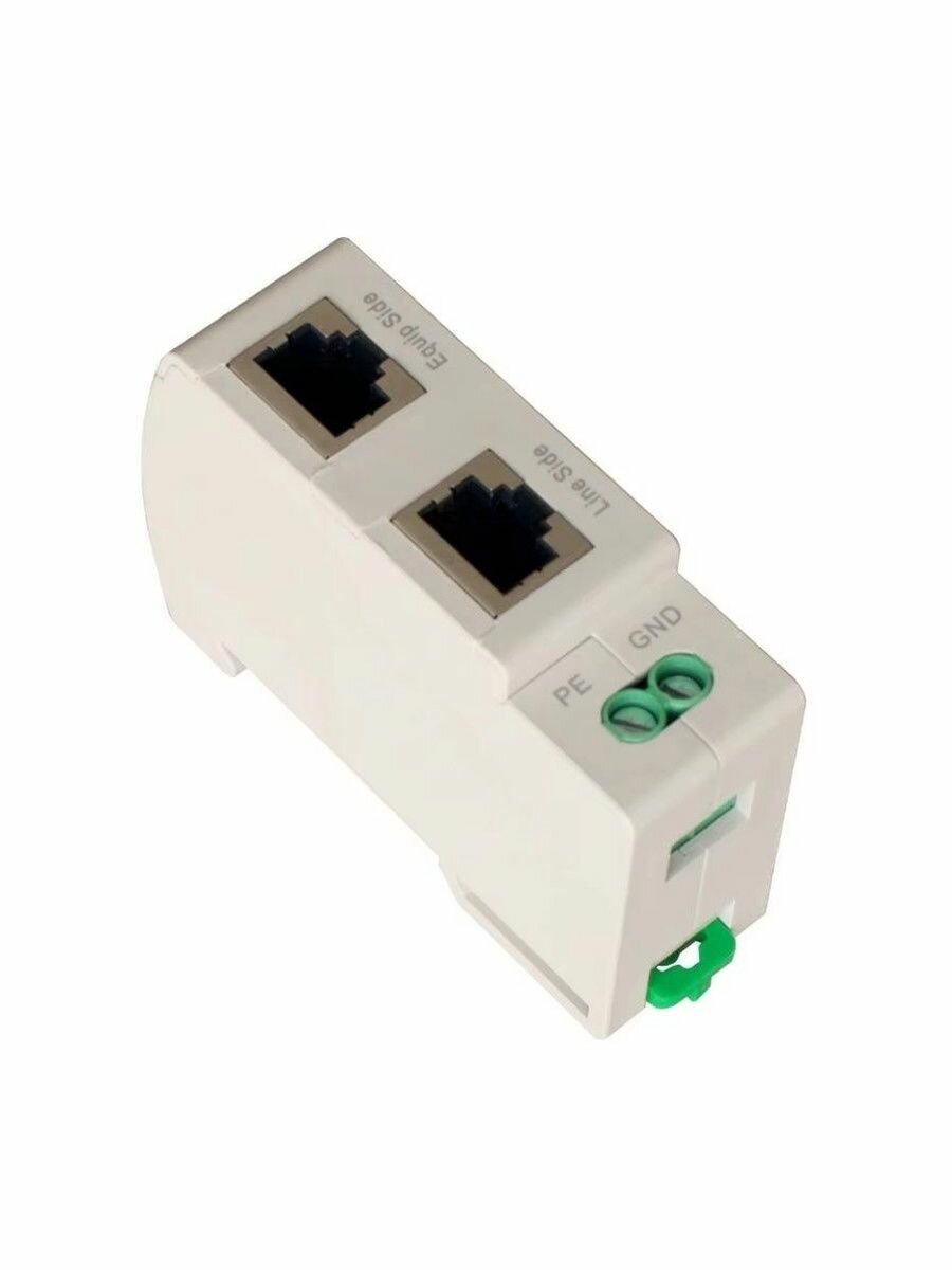 Грозозащита для витой пары Гигабитная, POE / Ethernet, на DIN-рейку