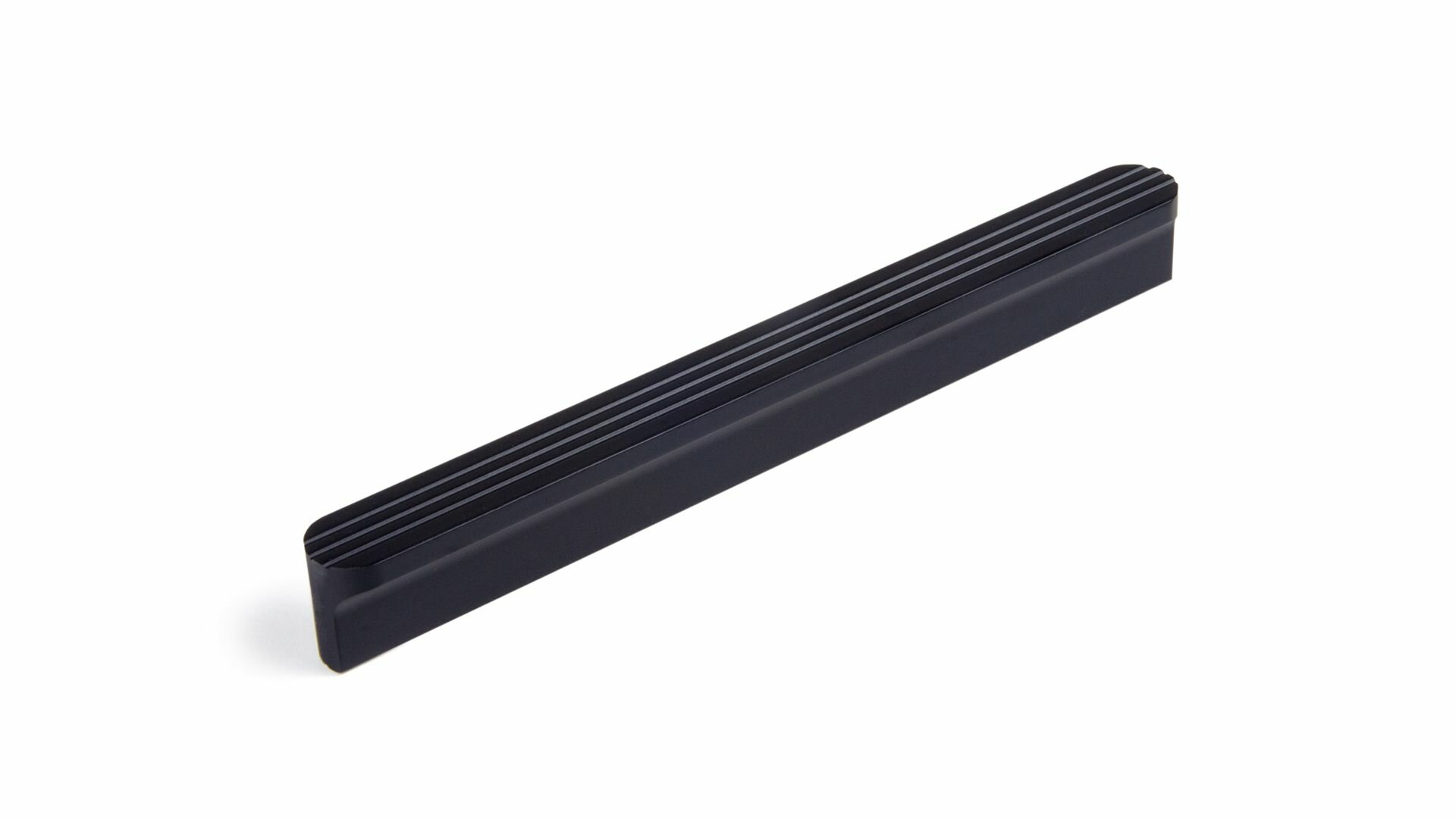 Мебельная ручка SHELL RS064BL.4/128 матовый чёрный RAL9005