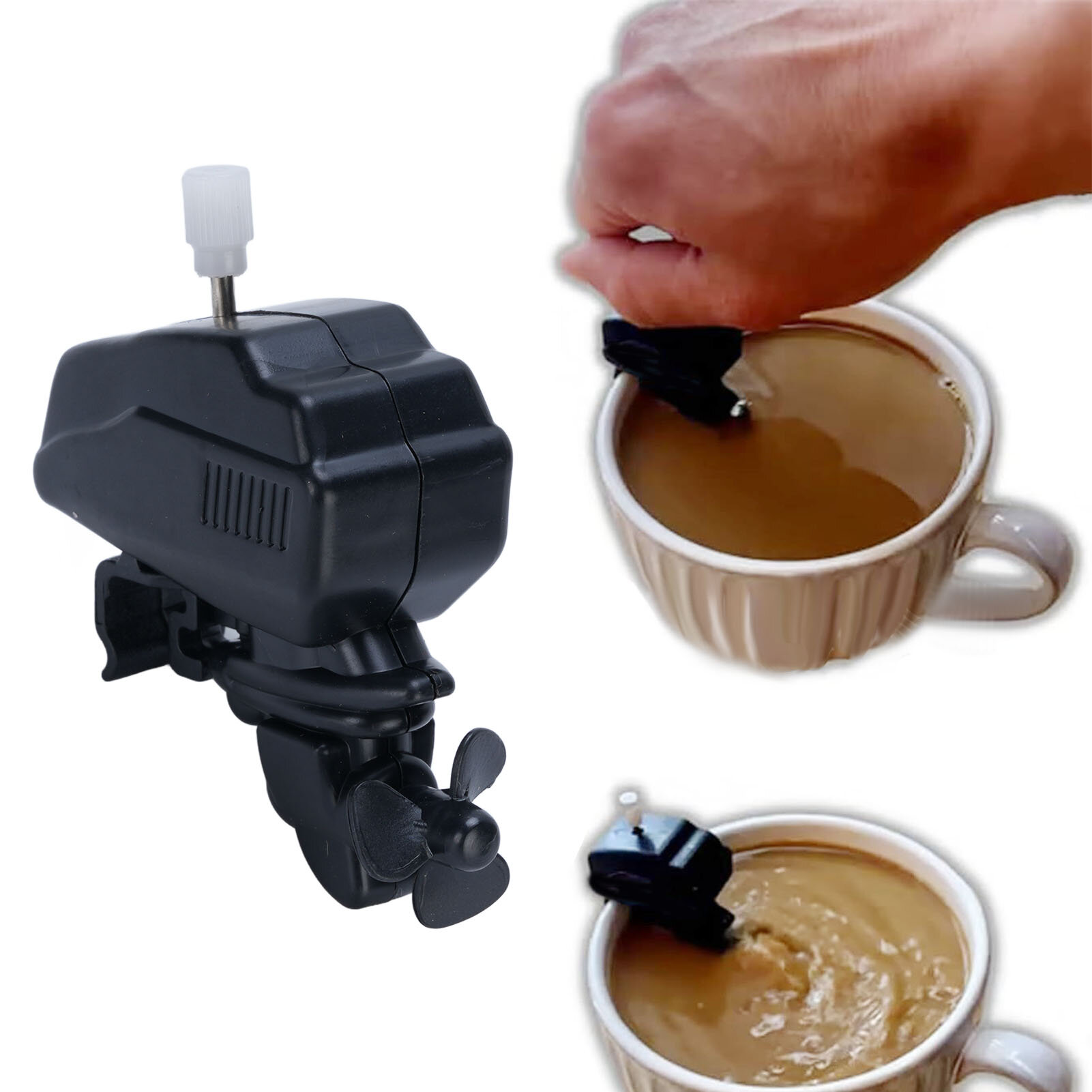 Смешиватель для кофе Boat Motor, портативный, с креплением, для домашнего и офисного использования