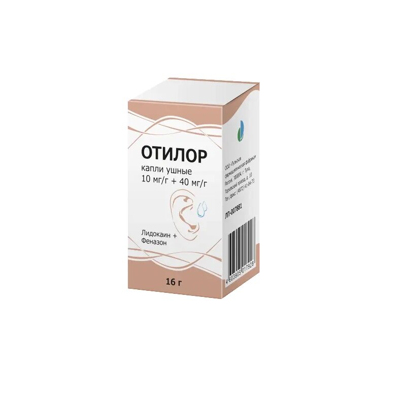 Отилор Капли Ушн10МгГ40МгГ Фл16Г