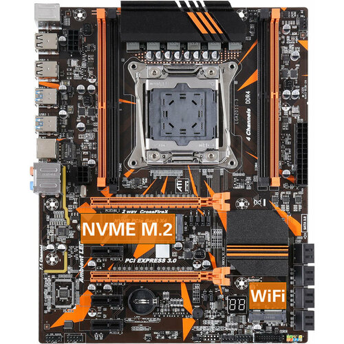 Материнская плата Atermiter X99ZX-DU99D4 V131 LGA 2011-V3 DDR4 5049₽