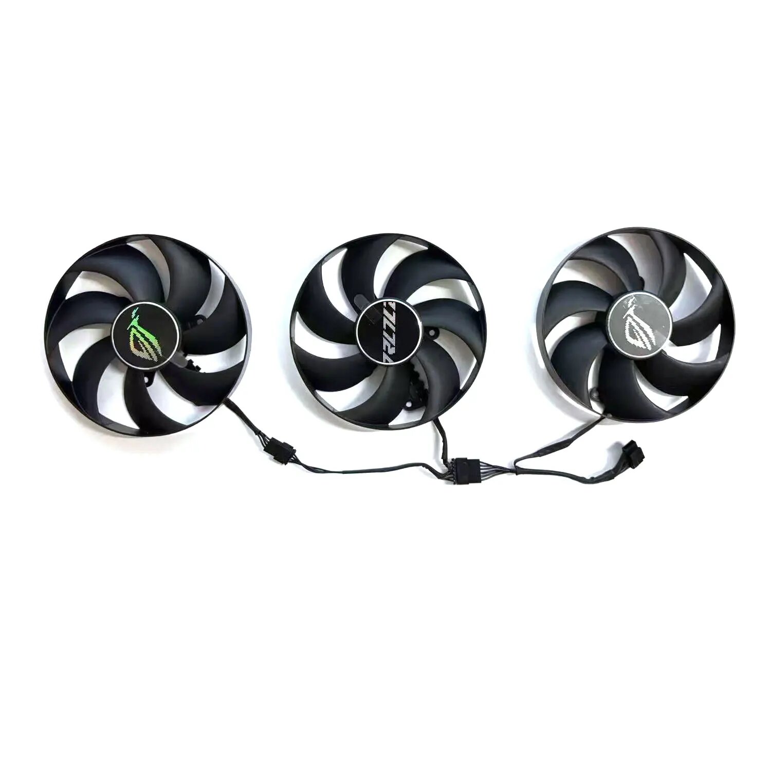 Охлаждающий вентилятор CF1015U12D 7PIN 105MM 12V 0.55A RTX4090 4080 GPU для Asus GeForce RTX4080 4090 ROG STRIX OC Вентилятор видеокарты, 3 FAN