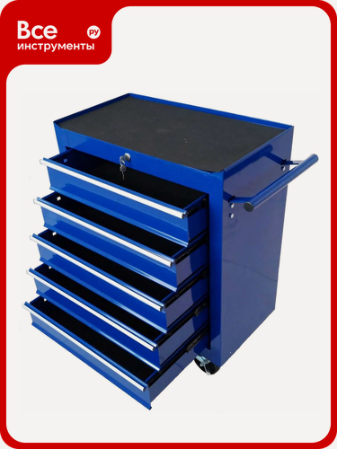 Изображение товара Сервисная инструментальная тележка сервис ключ 5 секций 11105