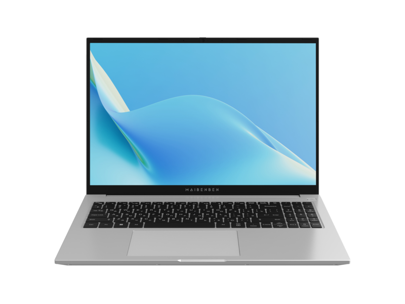 Ноутбук M16B 16"(1920x1200 (матовый) IPS)/AMD Ryzen 3 4300U(2.7Ghz)/8192Mb/256PCISSDGb/Int: AMD Radeon/Cam/BT/WiFi/55WHr/war 1y/1.89kg/Silver/Linux