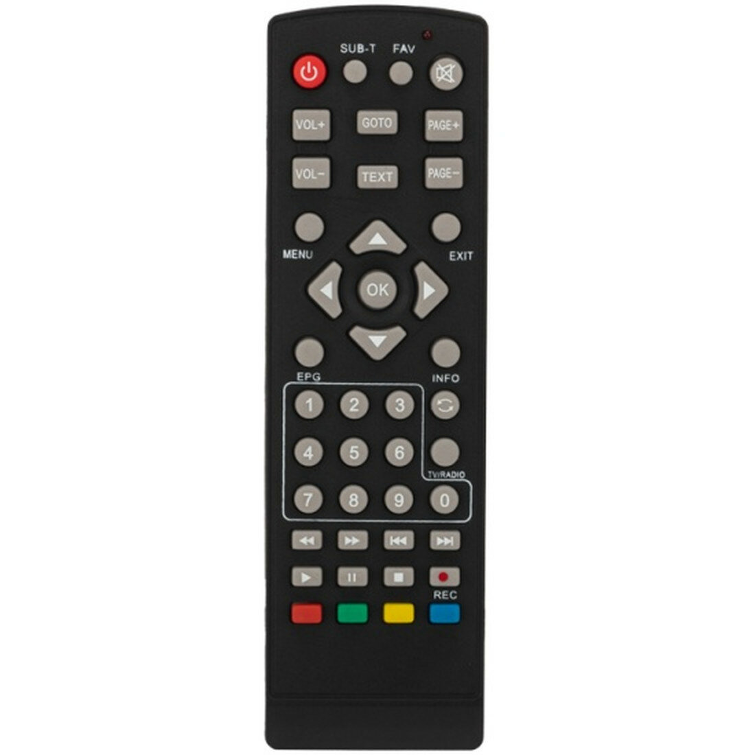 Пульт Rexant, универсальный, для DVB-T2 и TV