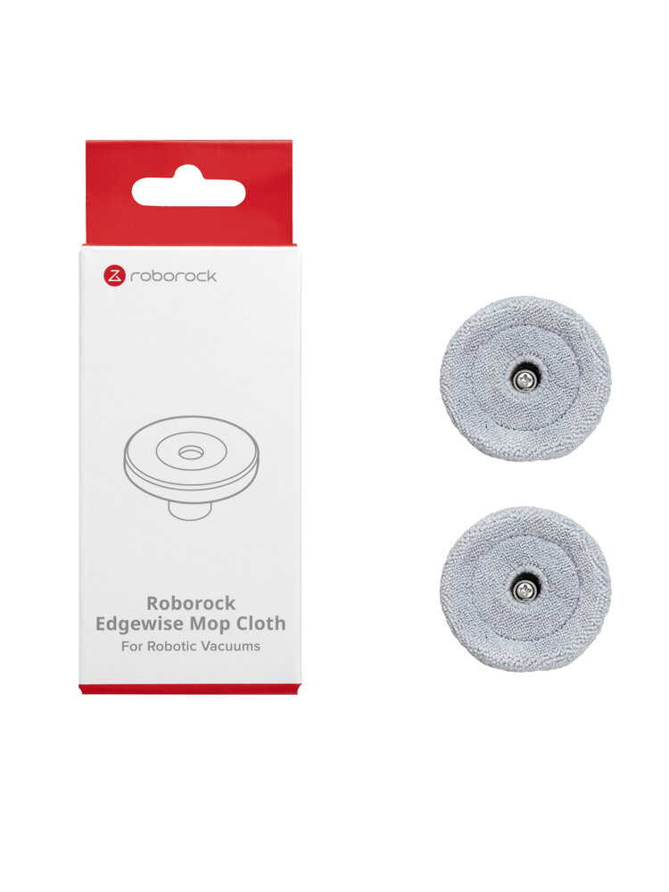 Аксессуары Roborock Швабра Edge-серая-2шт. для пылесосов Roborock S9 Maxv Ultra — фото 1