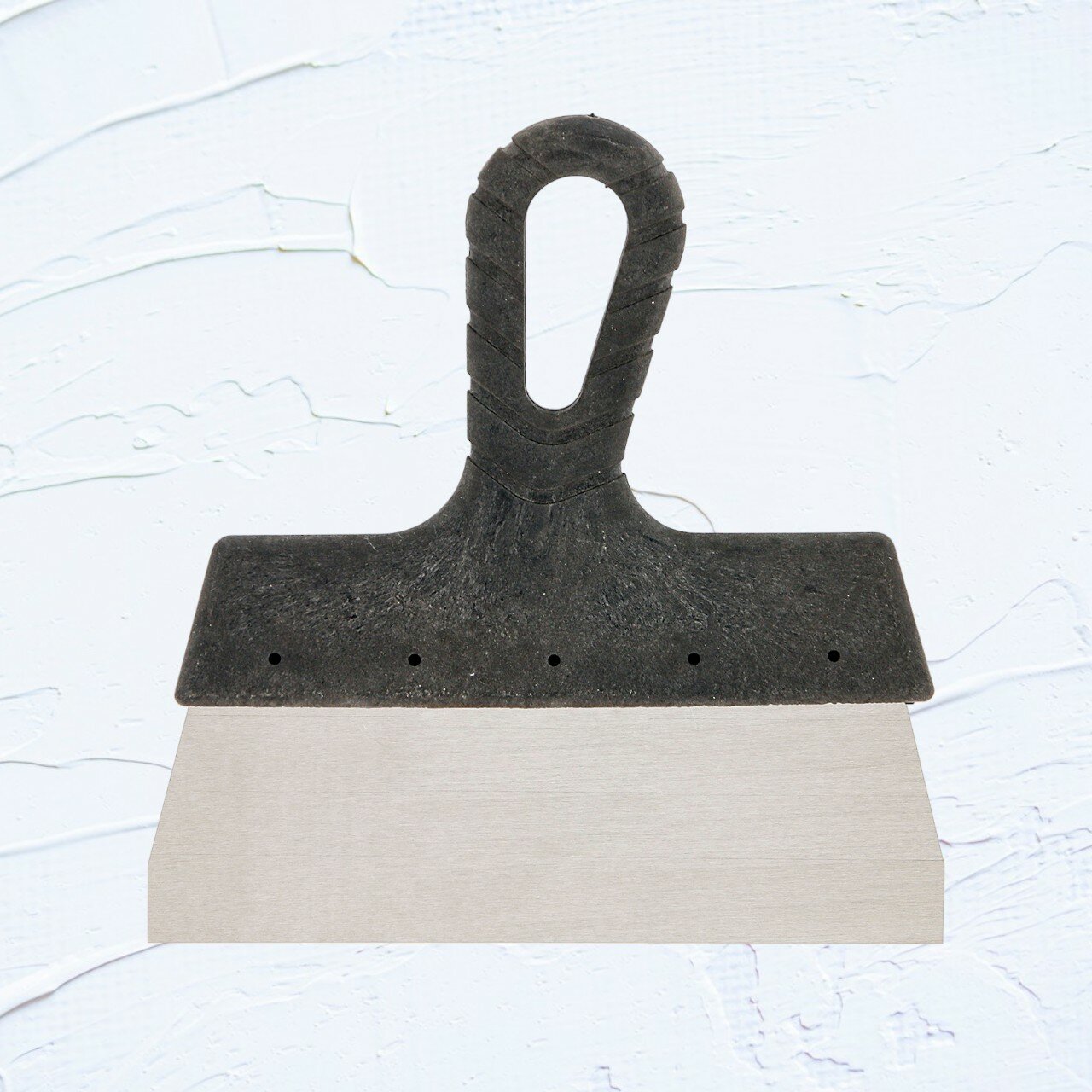 Шпатель малярный 200 мм  нержавеющая сталь  пластиковая ручка