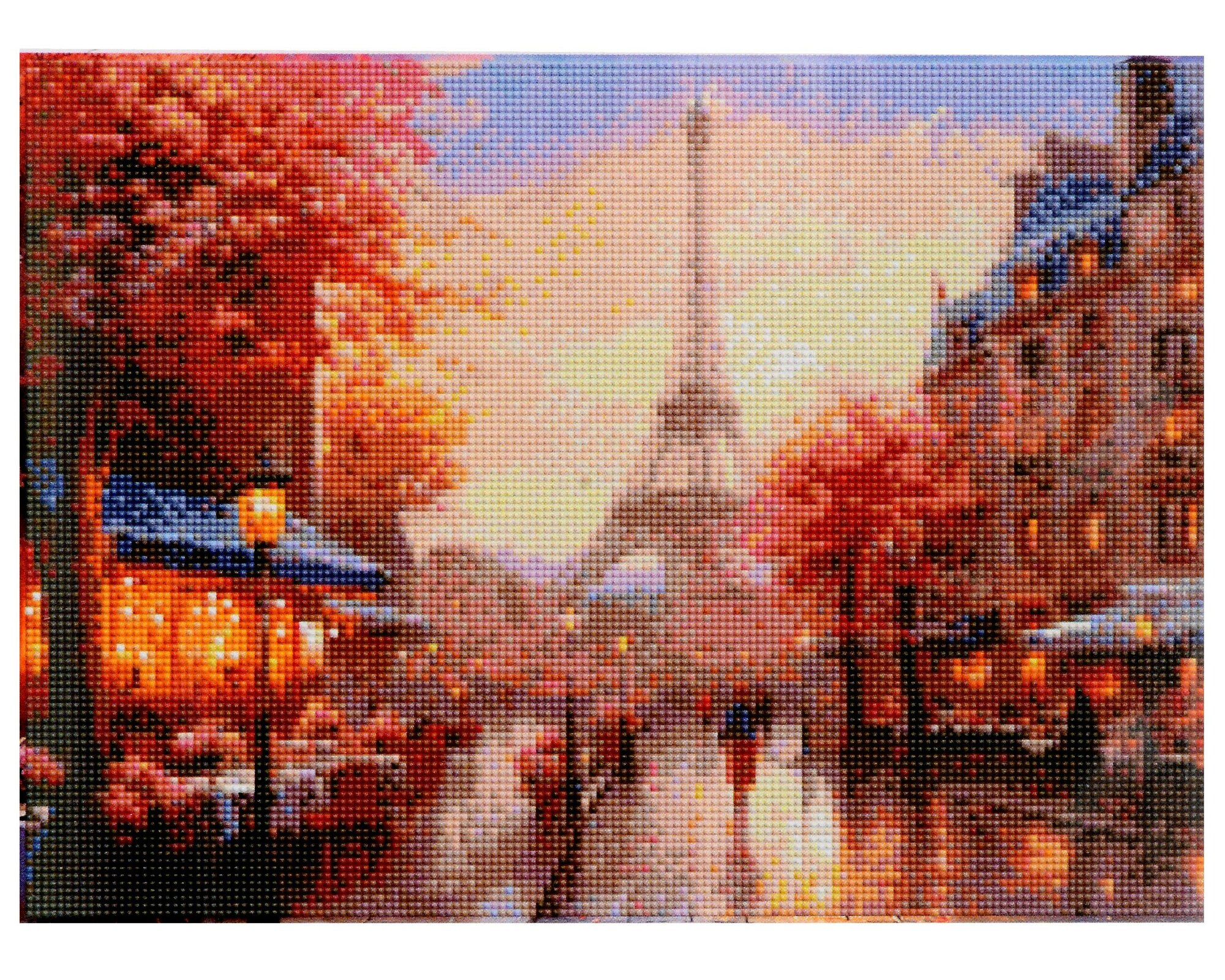 Алмазная мозаика с подрамником с полным заполнением 