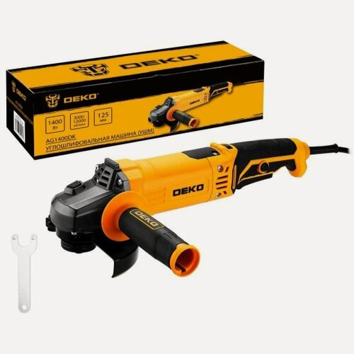 Изображение товара Deko Углошлифовальная машина (УШМ) AG1400DK, 125мм, 1400 Вт (083-1027)