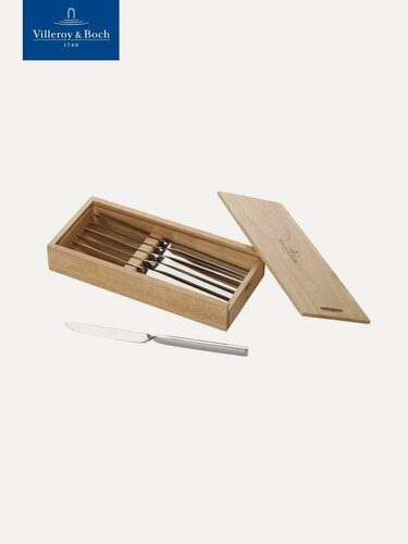 Изображение товара Набор ножей для стейка и пиццы 6 шт, NewWave, Villeroy & Boch, Нержавеющая сталь