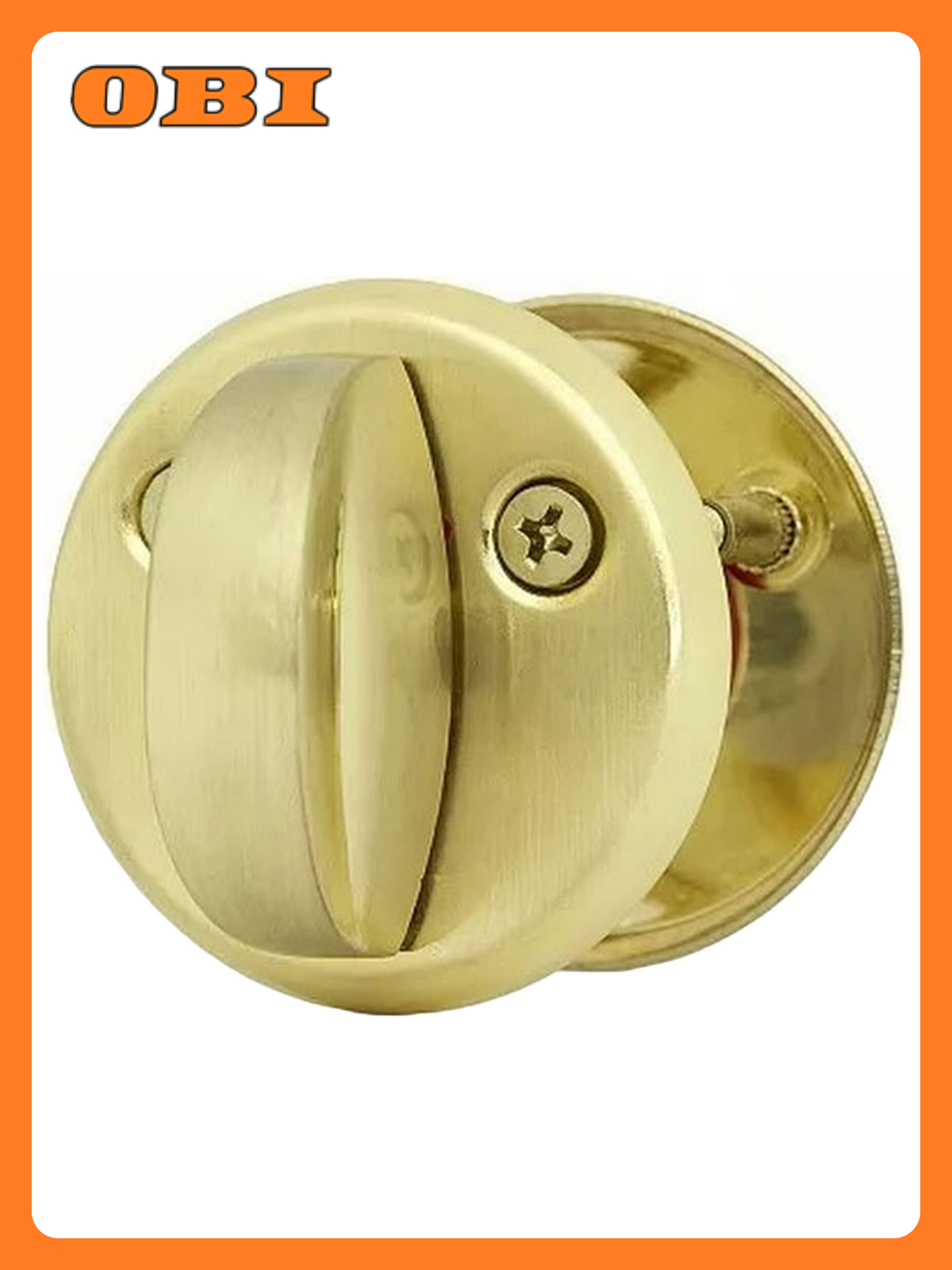 Накладка с фиксатором фабрика замков Е 003 SB матовая латунь