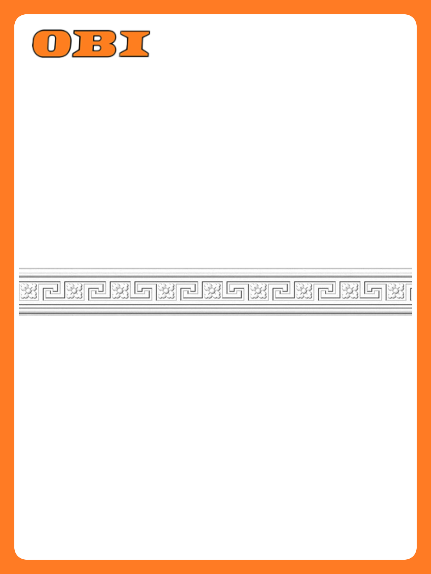 Плинтус потолочный Format 18004 пенополистирол 200 см белый