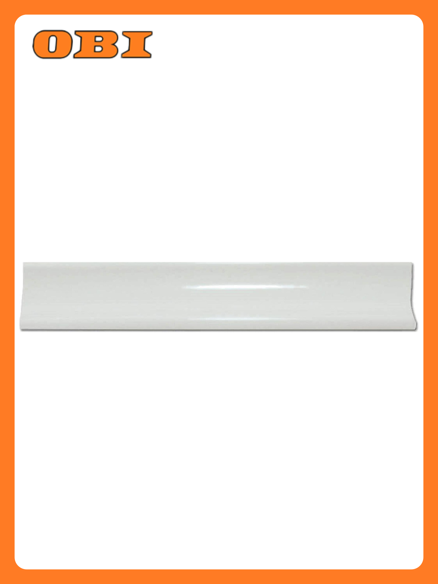 Керамический уголок У22000 белый глазурованный 20x35x1 см 1шт