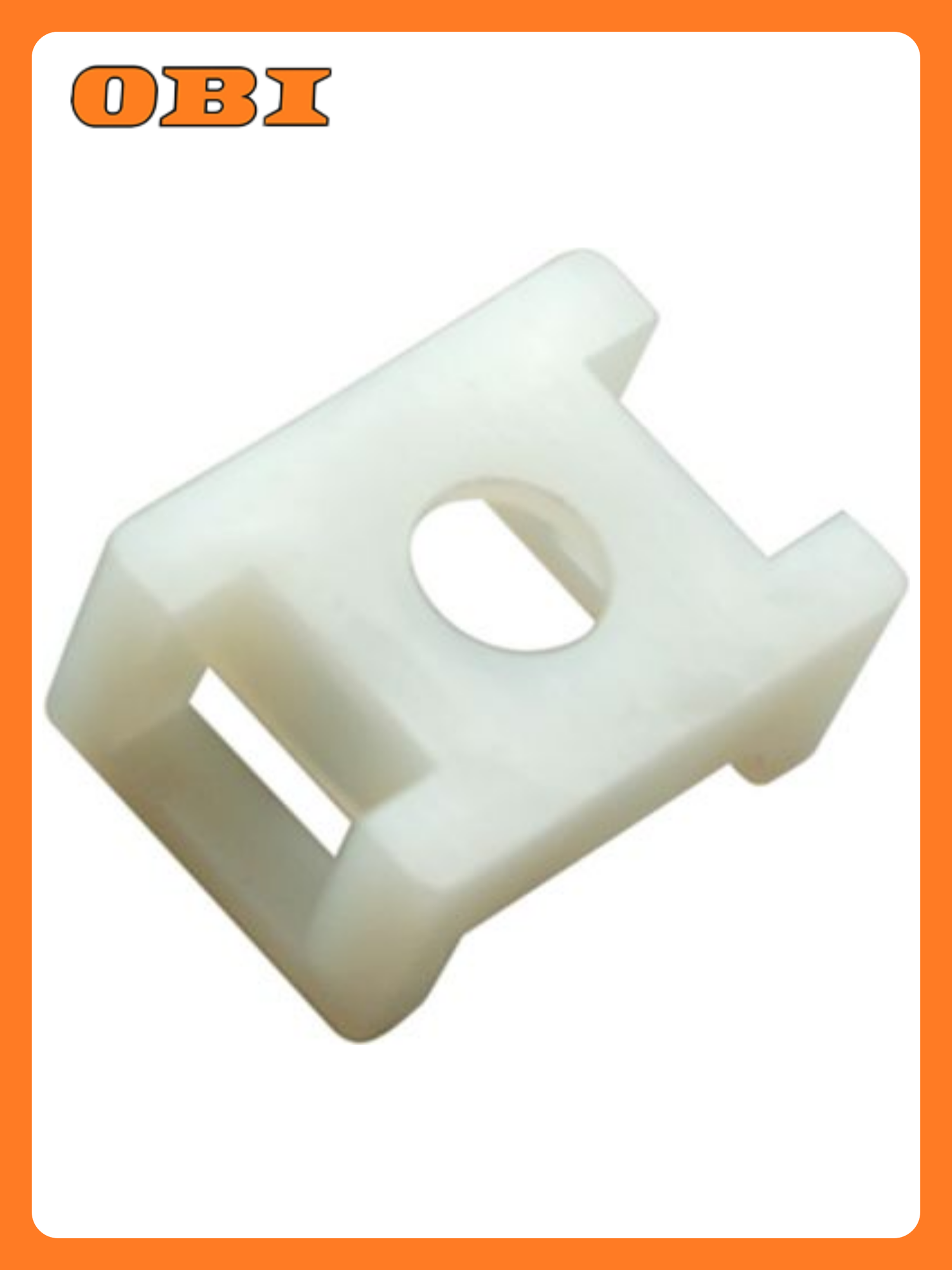 Площадка для крепления стяжки REXANT (ПС-2) 22x16 мм белая упаковка 100 шт.