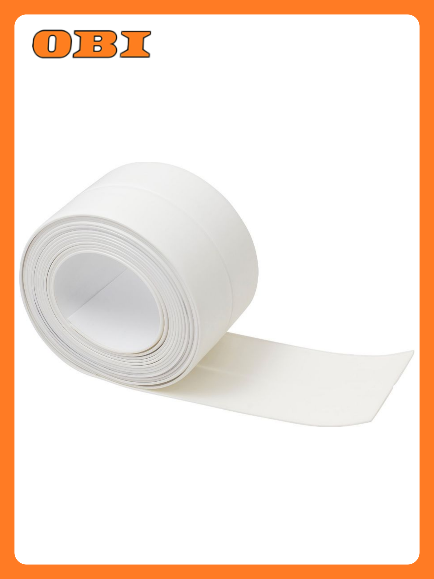 Бордюрная лента Masterprof для герметизации белая 60мм 335м