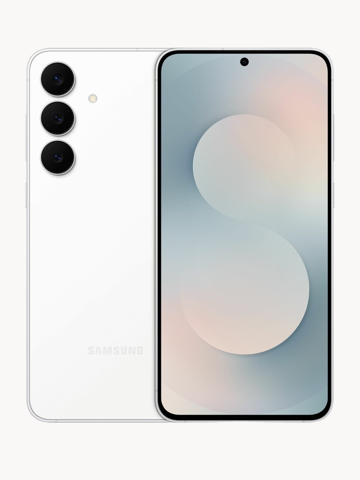 Смартфон Samsung Galaxy S25 FE, белый, 2, 8 ГБ/256 ГБ, Exynos 2400 (10 ядер), 3.2 ГГц, версия Ростест (EAC)