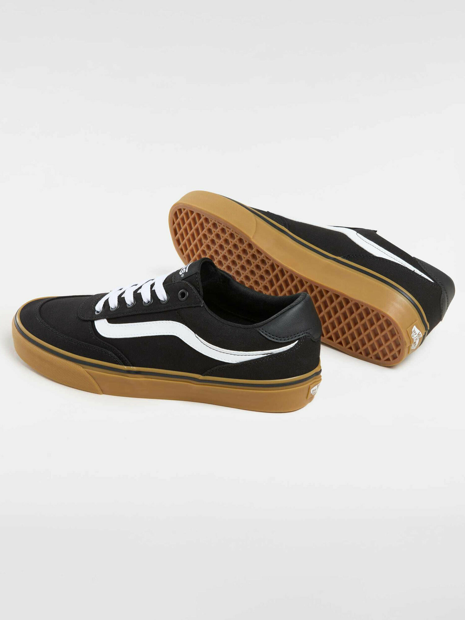 Кеды VANS Brooklyn, размер 9 US, черный/белый — фото 1