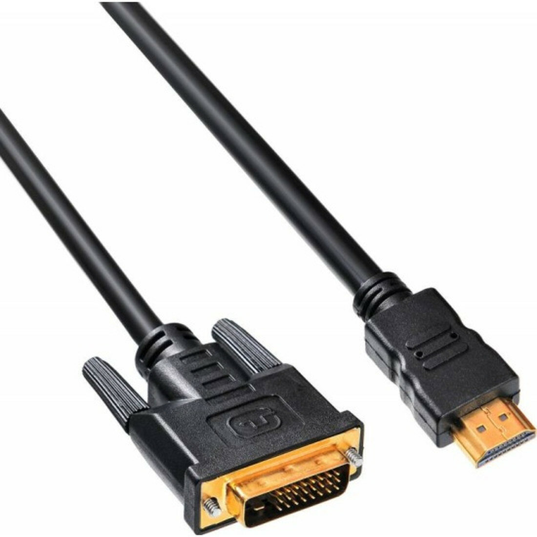 Кабель Buro HDMI-19M-DVI-D-1.8M HDMI (m) DVI-D (m) 1.8м феррит. кольца черный