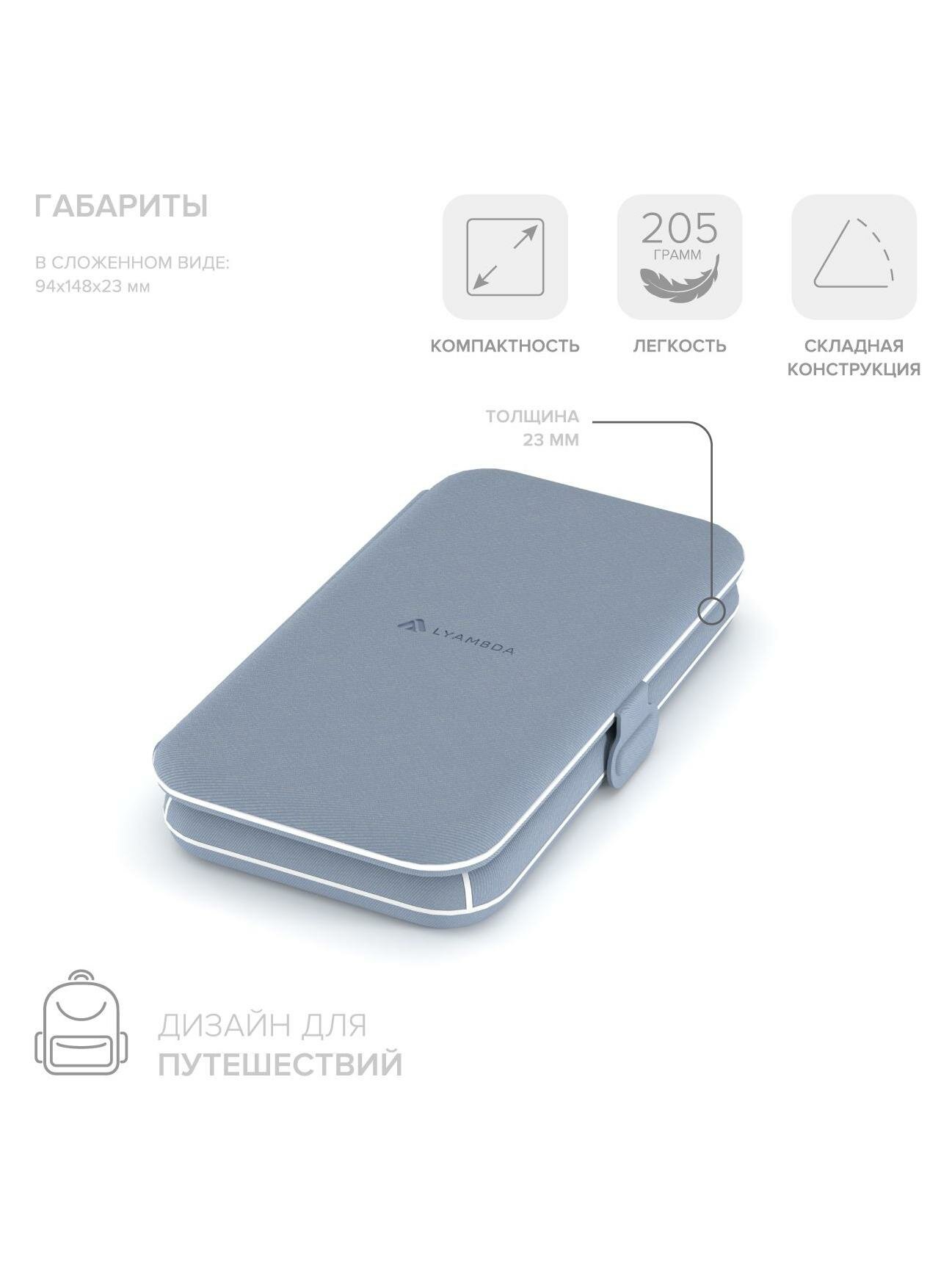 Беспроводное зарядное устройство MFI LYAMBDA Premium LMS301_BL — фото 1